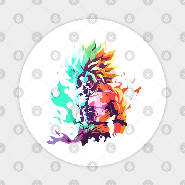 broly Magnet by skatermoment